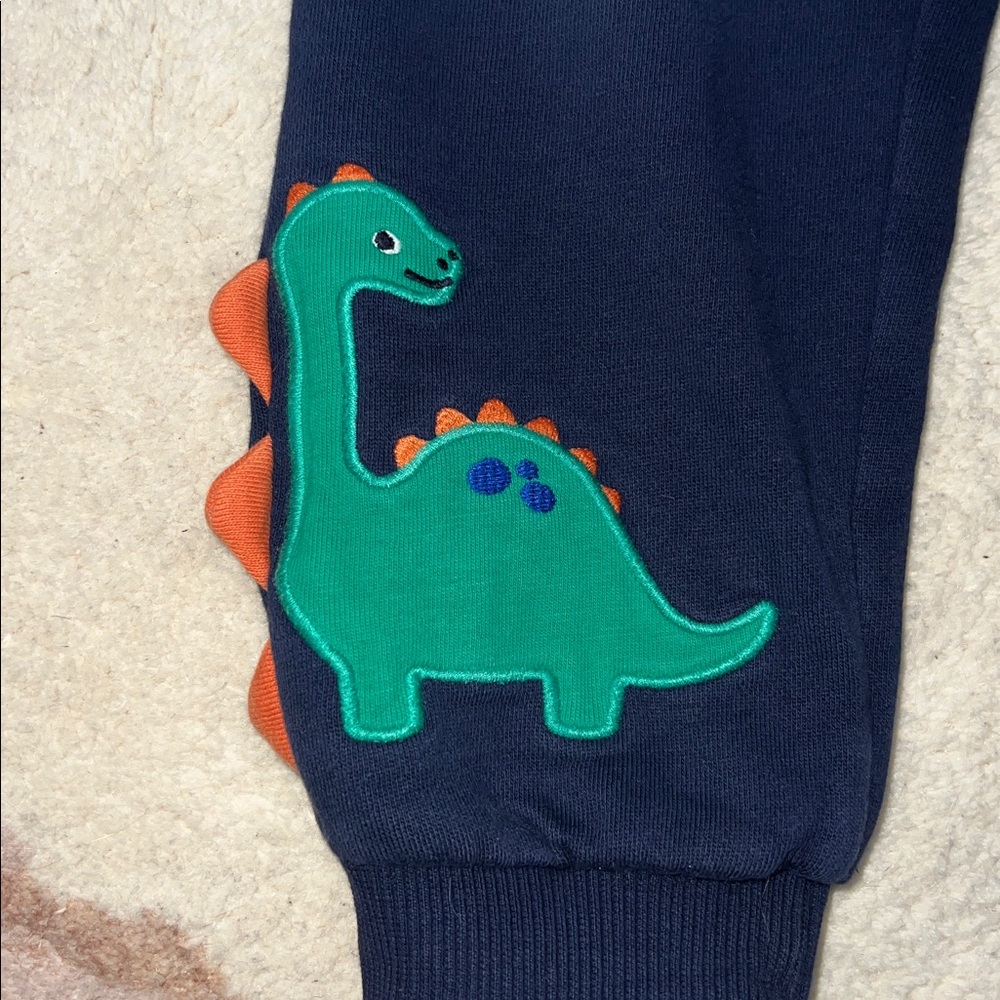 Gymboree Navy and Green Dinosaur Kids Matching Set - Picture 10 of 13